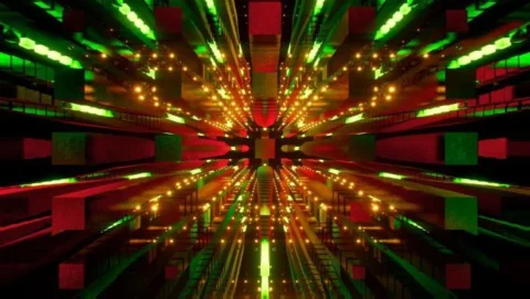Made with Blender #Eevee #VJ #Loop #4K #b3d #geometrynodes