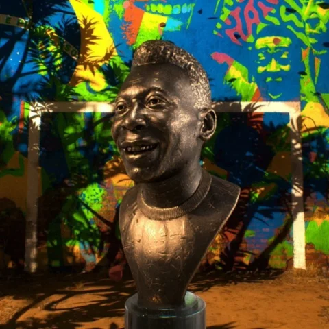 Created a NFT together with the @thevisuallab for Pelé @pele! Available at Ethernity / @ethernity 🙌🙌